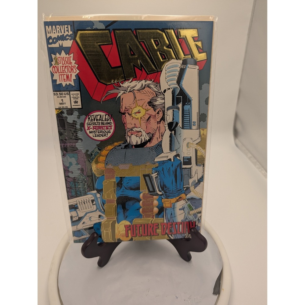 Marvel Comics Cable 1 May 1993 1st Issue Gold Foil Cover X-Force